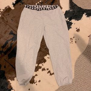 Gray sweatpants
